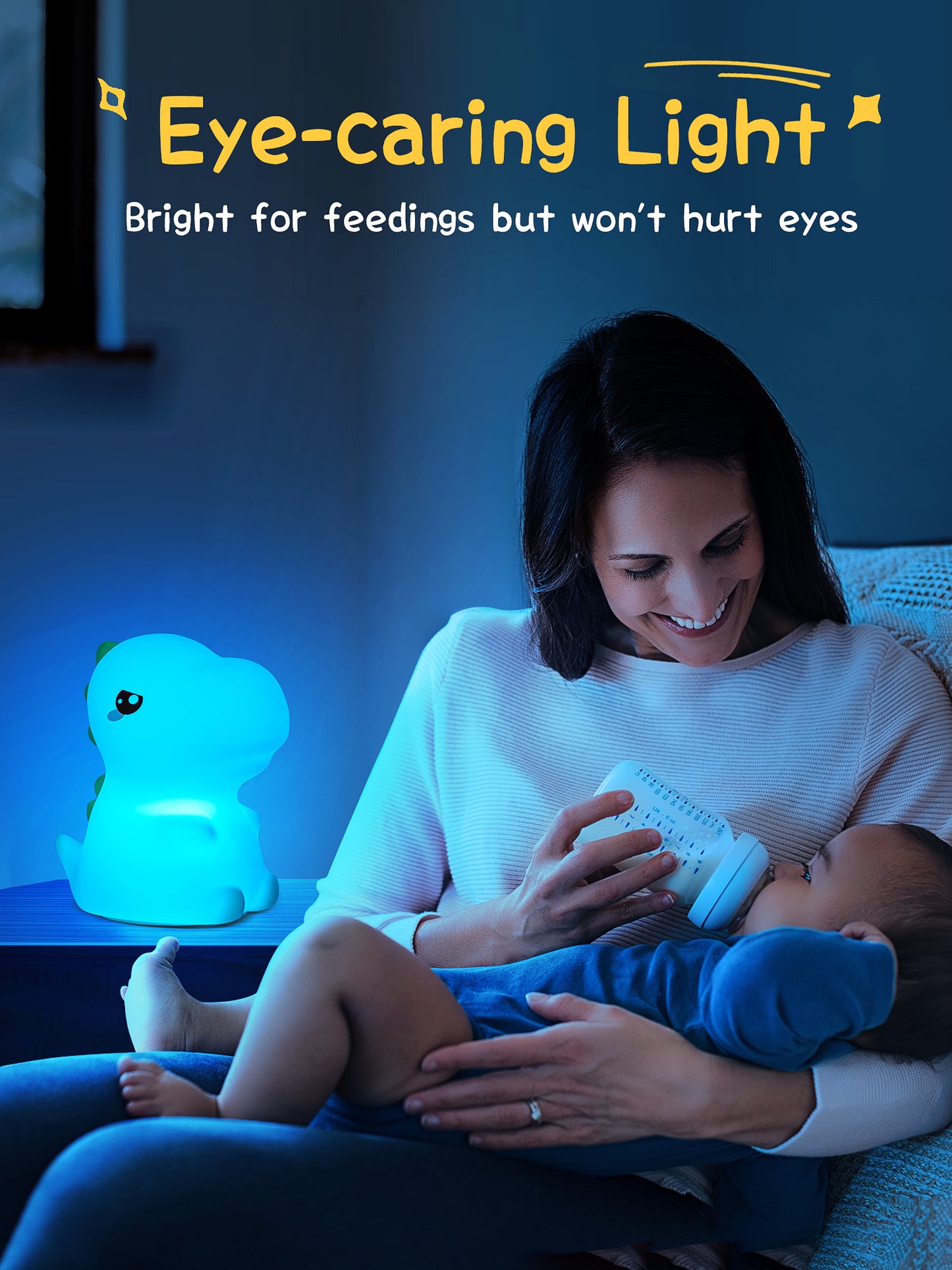 Night Light for Kids Cute Silicone Nursery Pear Lamp for Baby and Toddler Fruit NightLight for Boys and Girls Squishy Night Lamp for Bedroom Kawaii Bedside Lamp for Kids Room (Pear)