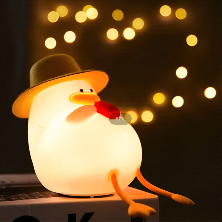 Duck Night Light LED Silicone Duck Lamp Nursery Led Night Light Cute Animal Bedside Table Lamp Bedside Touch Lamp for Teen Toddler