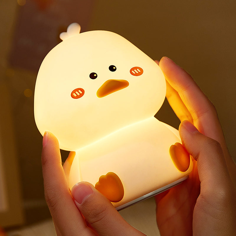 Duck Night Light USB Charging creative night light and Duck light silicone bedroom decorative night light