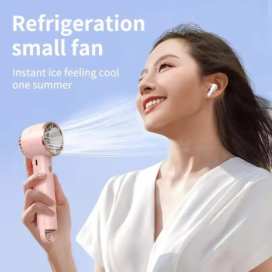 New Personal Small Ice Compress Cooing Portable Usb Wholesale Mini Rechargeable Cooling Fan Air Conditioner With Hanger