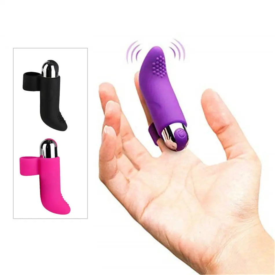 10 Vibration Mode Clit Clitoris Stimulation Sex Toy Masturbation Flirtation Banger Massager Mini Finger Vibrator for Women