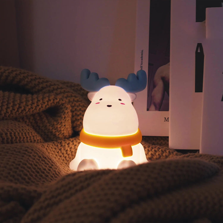 Little Elk Silicone Patching Night Light Bedhead Atmosphere Light Desk LED Table Light