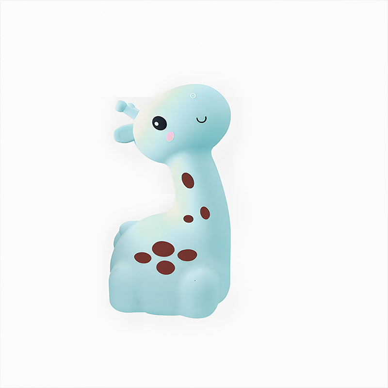 Cute Giraffe Table lamp Study Floor Night led Desk Rechargeable Silicone pear Panda lamp for Kids Bedroom with Touch Control 7 Color Changing led Birthday Gift for Kids