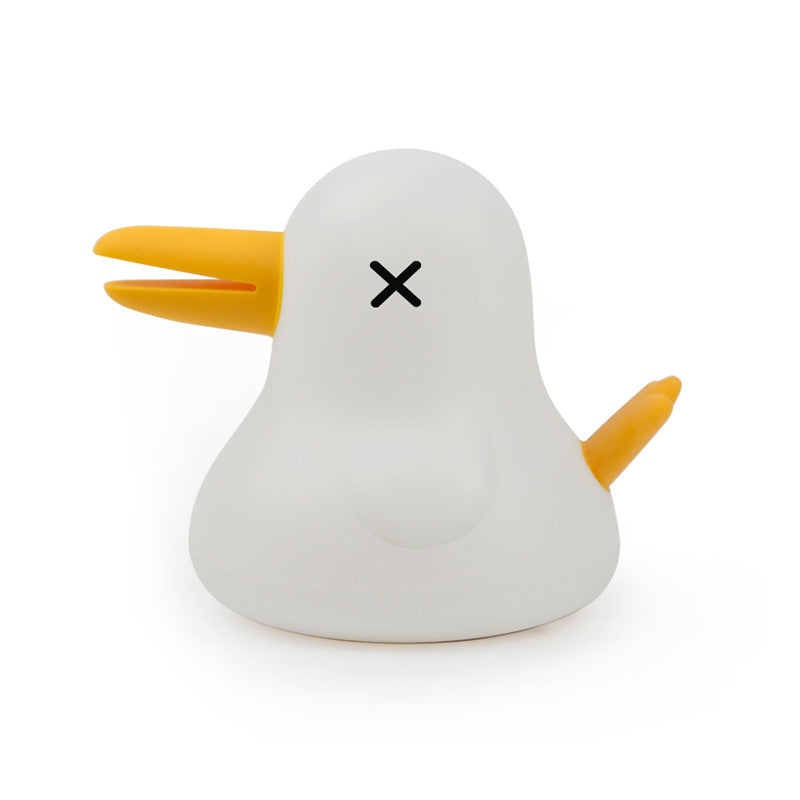 Bird Kids Night Light,Cute Animal Soft Silicone Switch LED Warm Lamp,USB Rechargeable Kawaii Nursery Bedside Bedroom Table Decor, ABS+PC Bedside Lamp,Best Birthday Christmas Gift for Kid Girl Boy