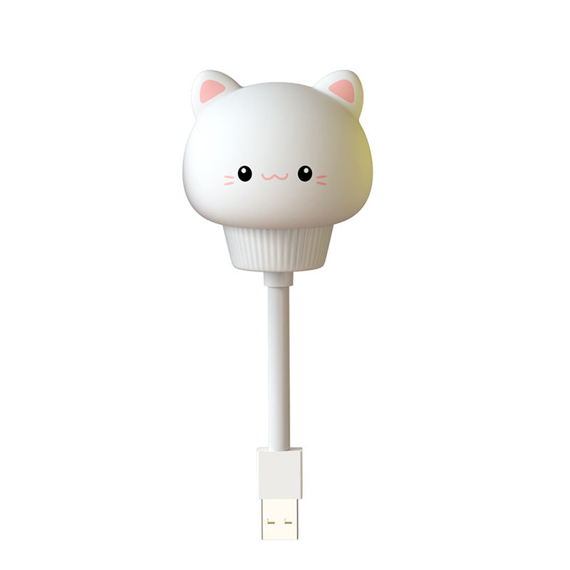 Night Light Lamp for Kids Baby Nursery Children's Lighting USB Little Duck Bear Rabbit cat Children's Room Breastfeeding Creative Cartoon Gifts