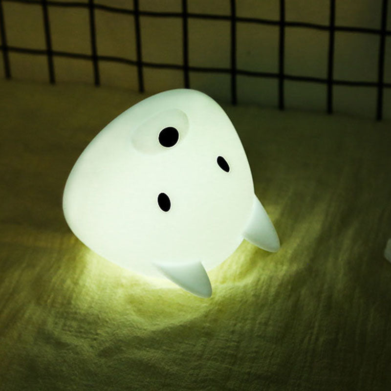 Mini linda del perrito de silicona de inducción Luz Niños LED portátil noche la luz colorido 7