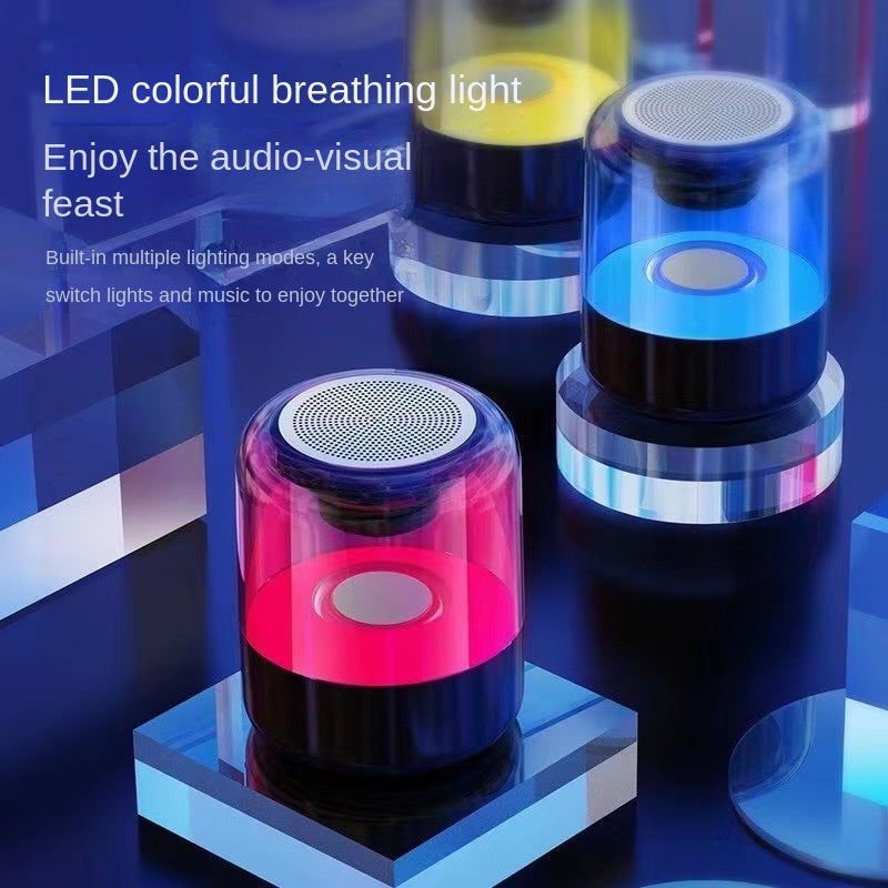 Wireless Aurora Speaker - RGB LED Colour Change 360° Lightshow Party Speaker Bluetooth FM Radio USB Micro SD Aux